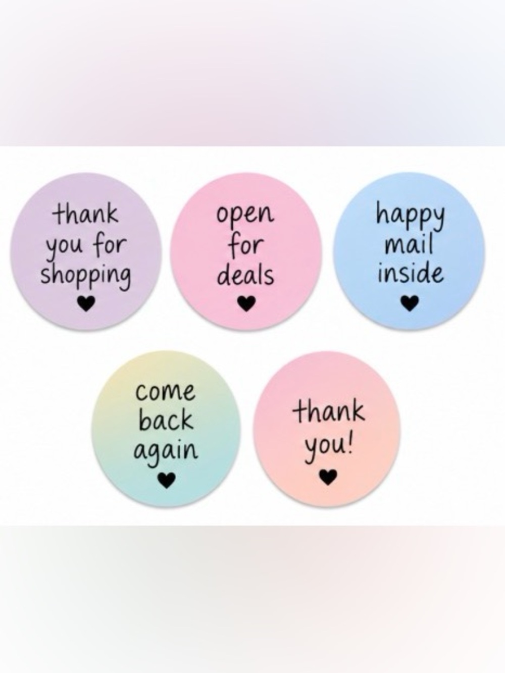 Thank You QR Stickers - 150 count assorted - Picture 3 of 5